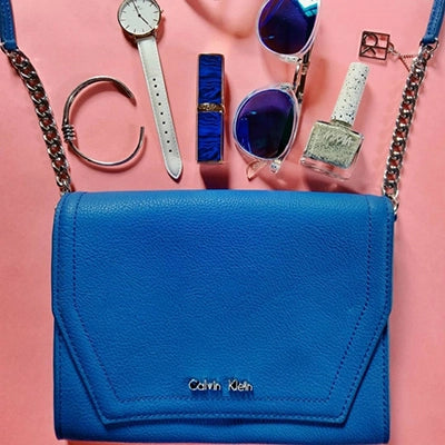 Calvin klein stitch flap crossbody sales