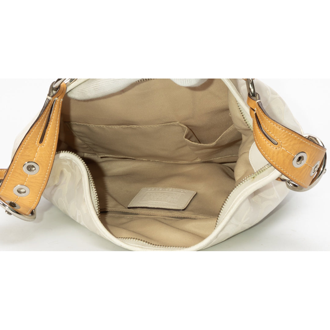 Coach Signature East West Duffle Shoulder Bag