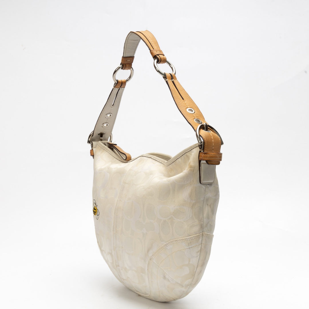 Coach Signature East West Duffle Shoulder Bag