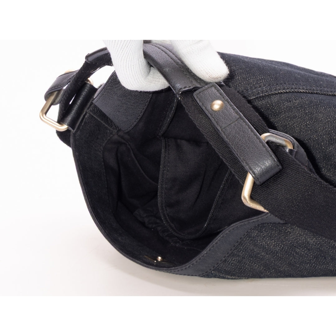Givenchy 4G Denim Leather Hobo Bag