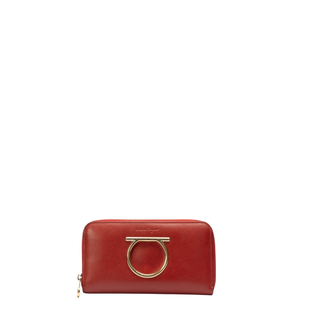 Salvatore Ferragamo Leather Continental Wallet