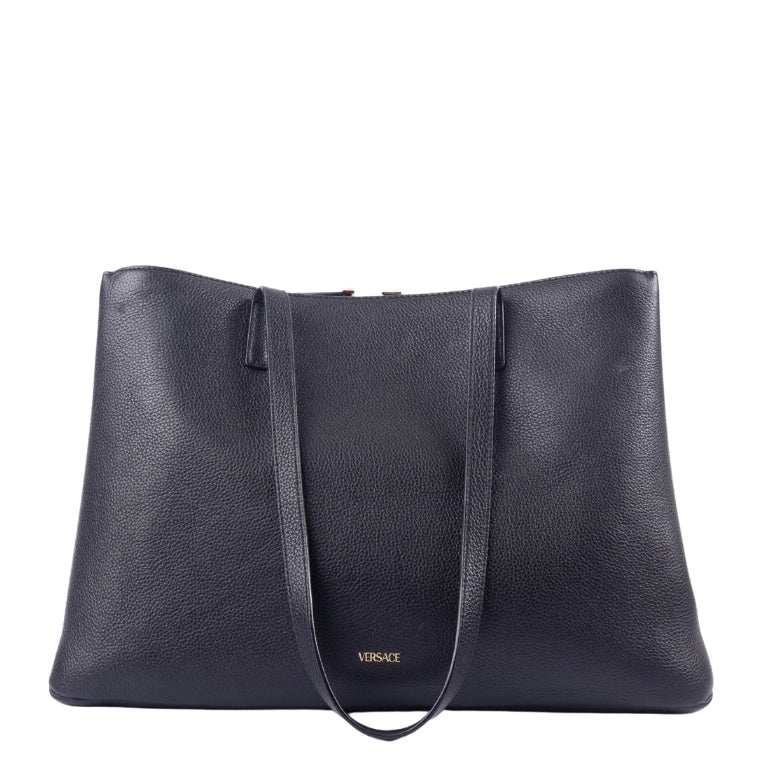 Versace Virtus V Logo Tote