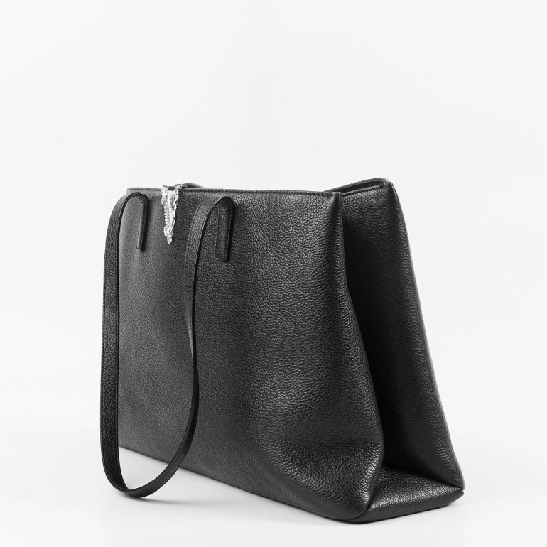 Versace Virtus V Logo Tote