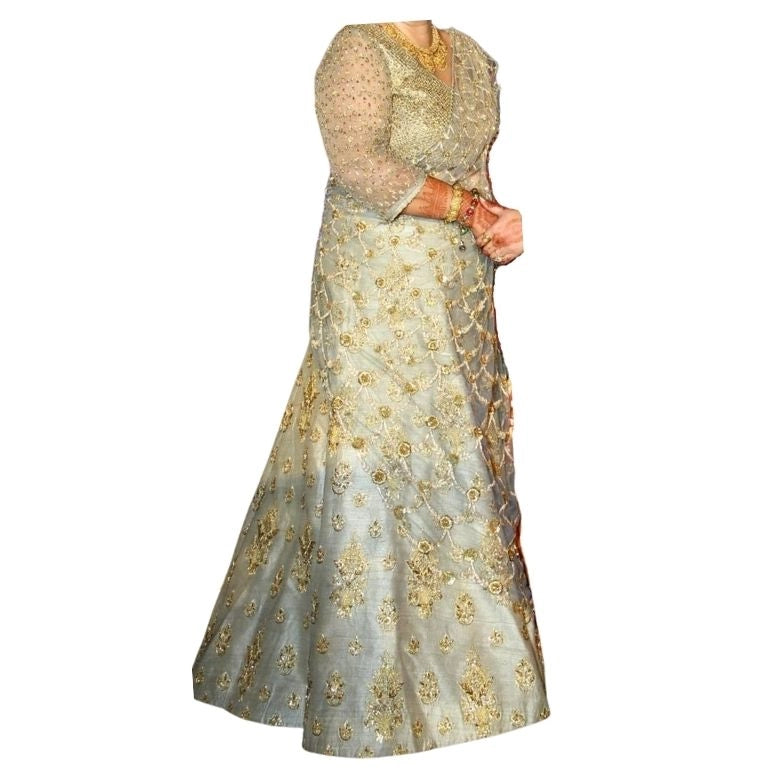 Sulakshna Monga Grey Lehenga