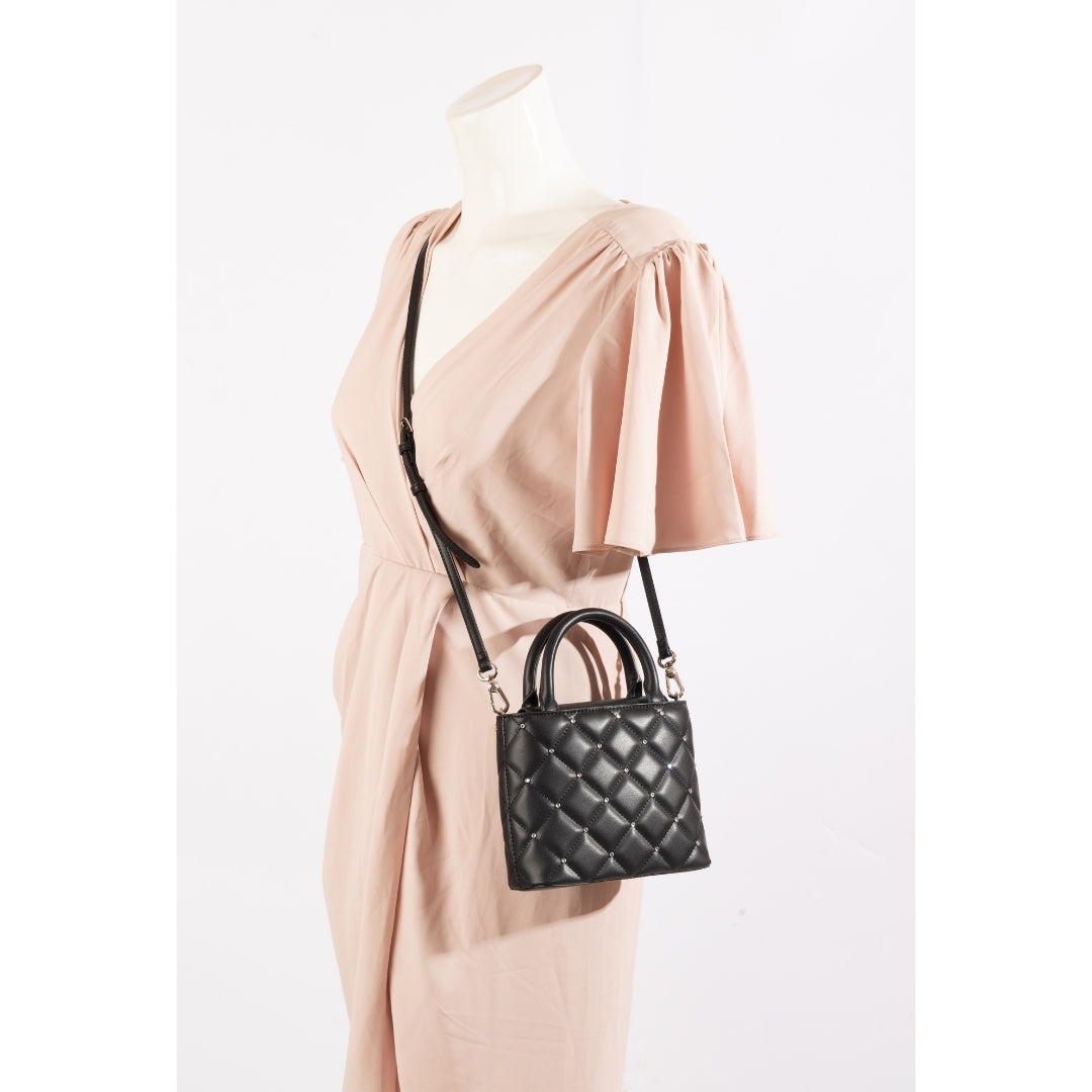 Charles & Keith Gem Embellished Quilted Tote Bag