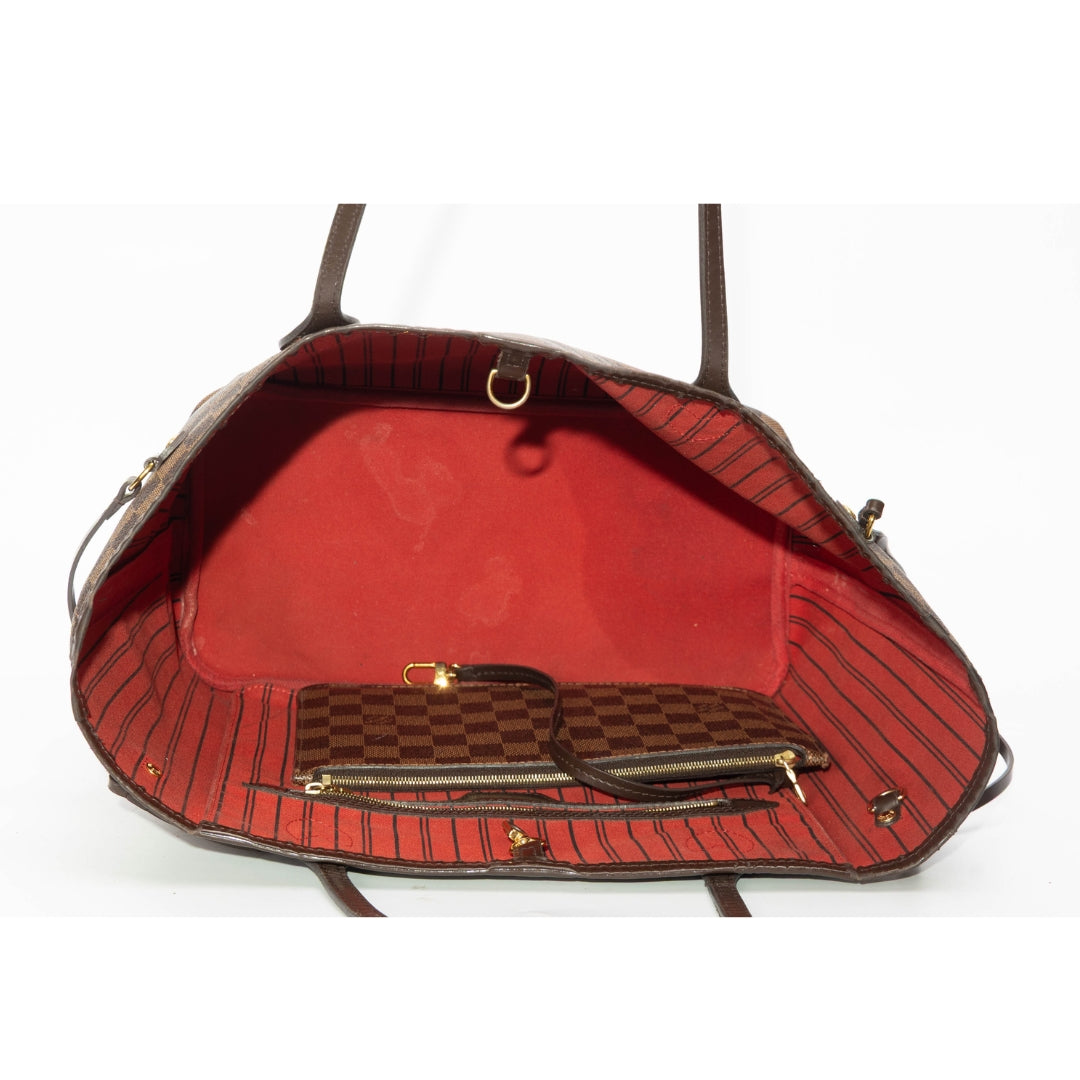 Louis Vuitton Damier Ebene Canvas Neverfull GM Bag