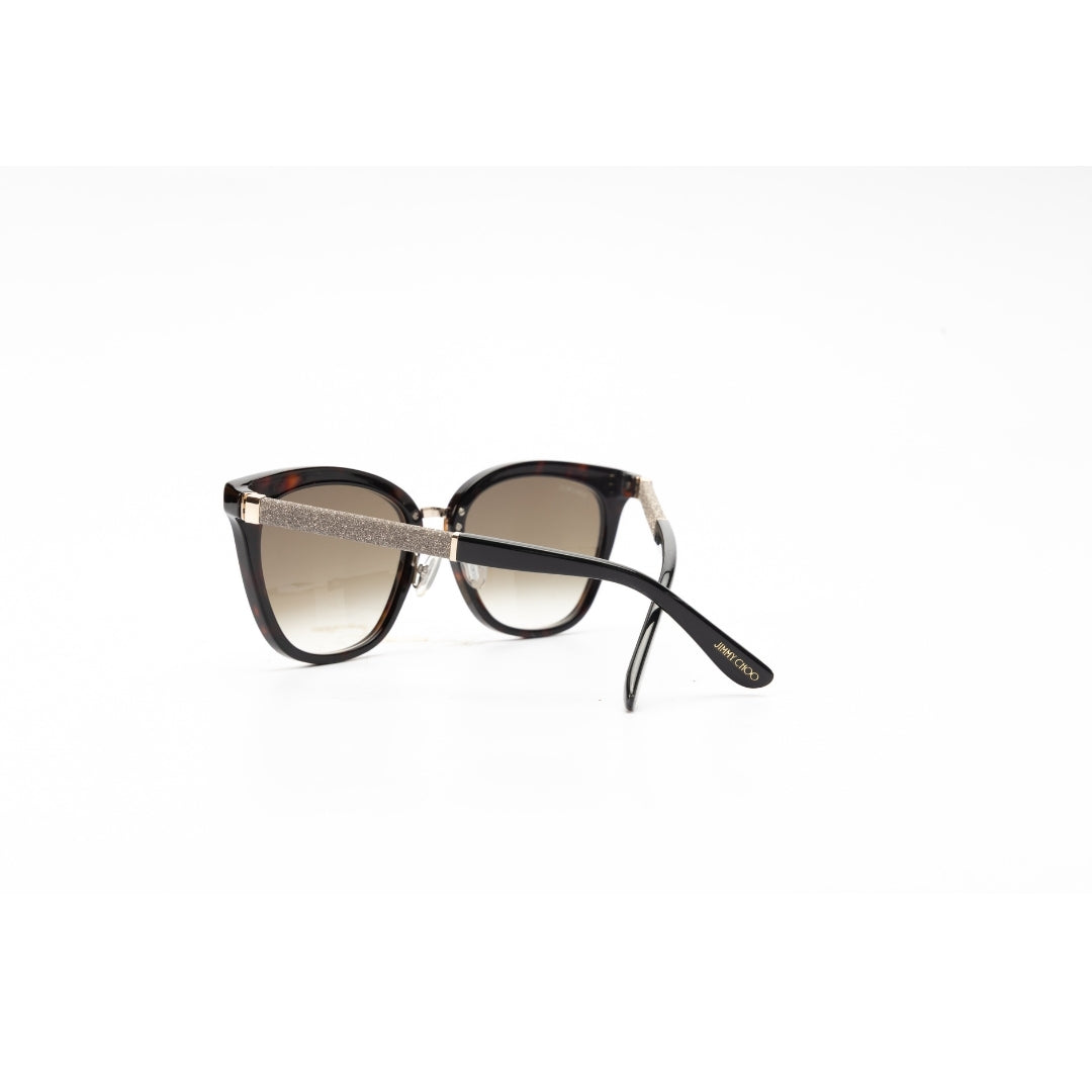 Jimmy Choo Brown Gradient Square Sunglasses