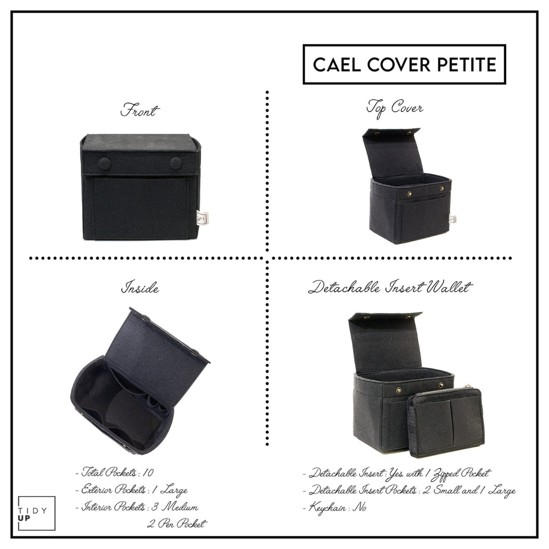 Compact Cover Petite Bag Organiser - 4 Colours Available