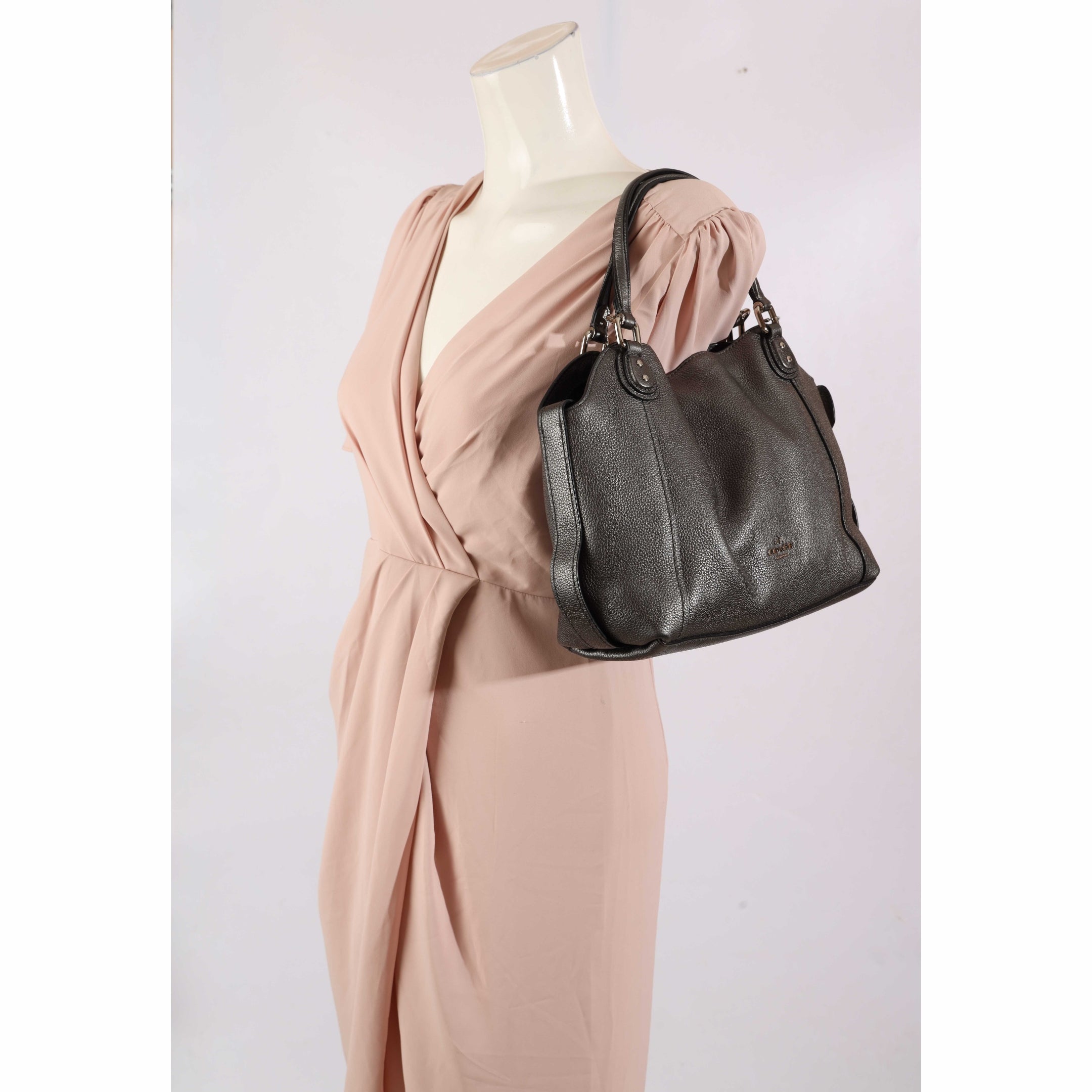 Coach Grey Edie Shoulder Bag