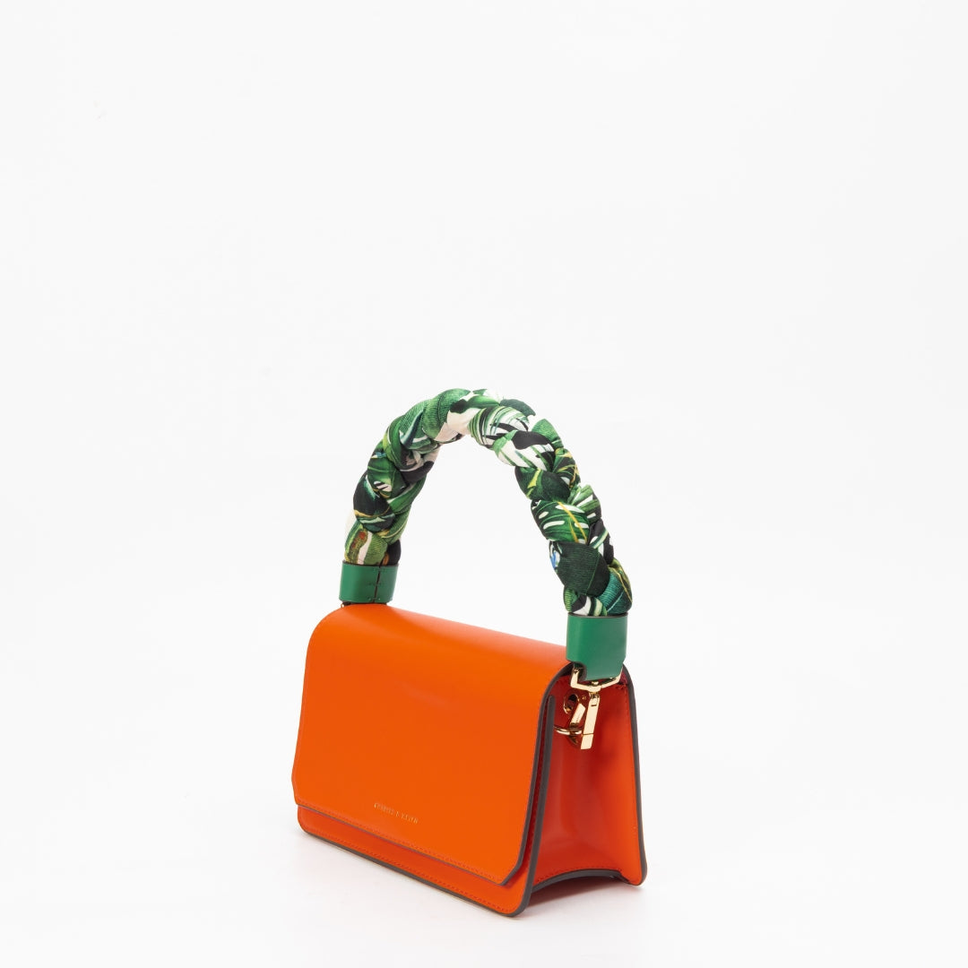 Charles & Keith scarf wrapped handle bag
