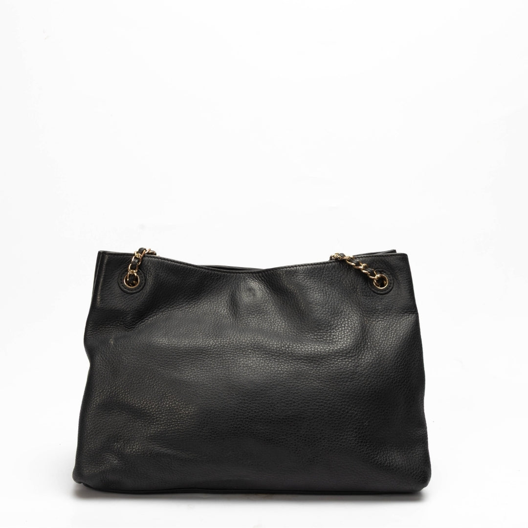 Tory Burch Black Leather Thea Chain Shoulder Bag