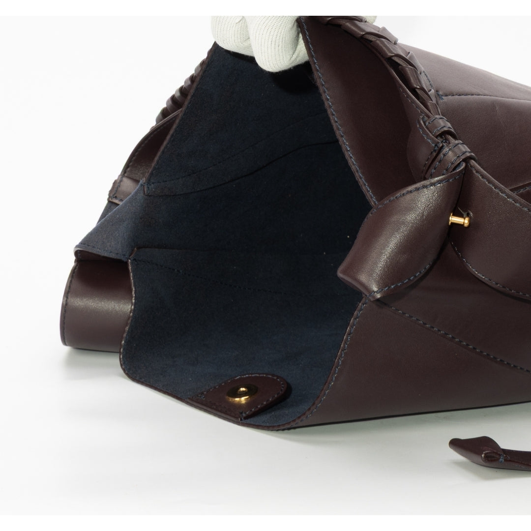 Stella McCartney Burgundy Faux Leather Medium Hobo Bag