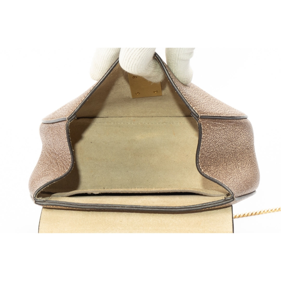 Chloe Leather Drew Crossbody Bag