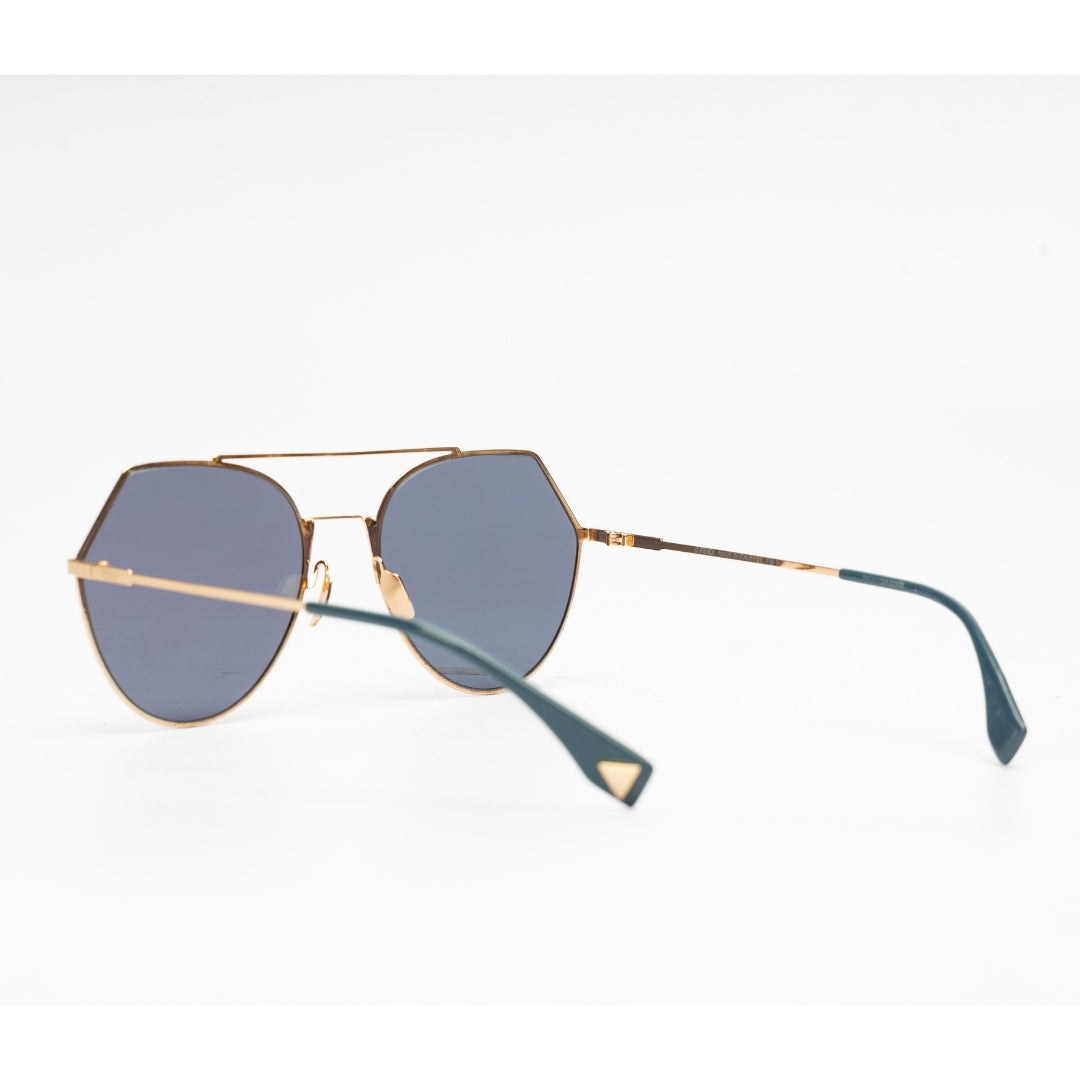 Fendi Metal Geometric Sunglasses