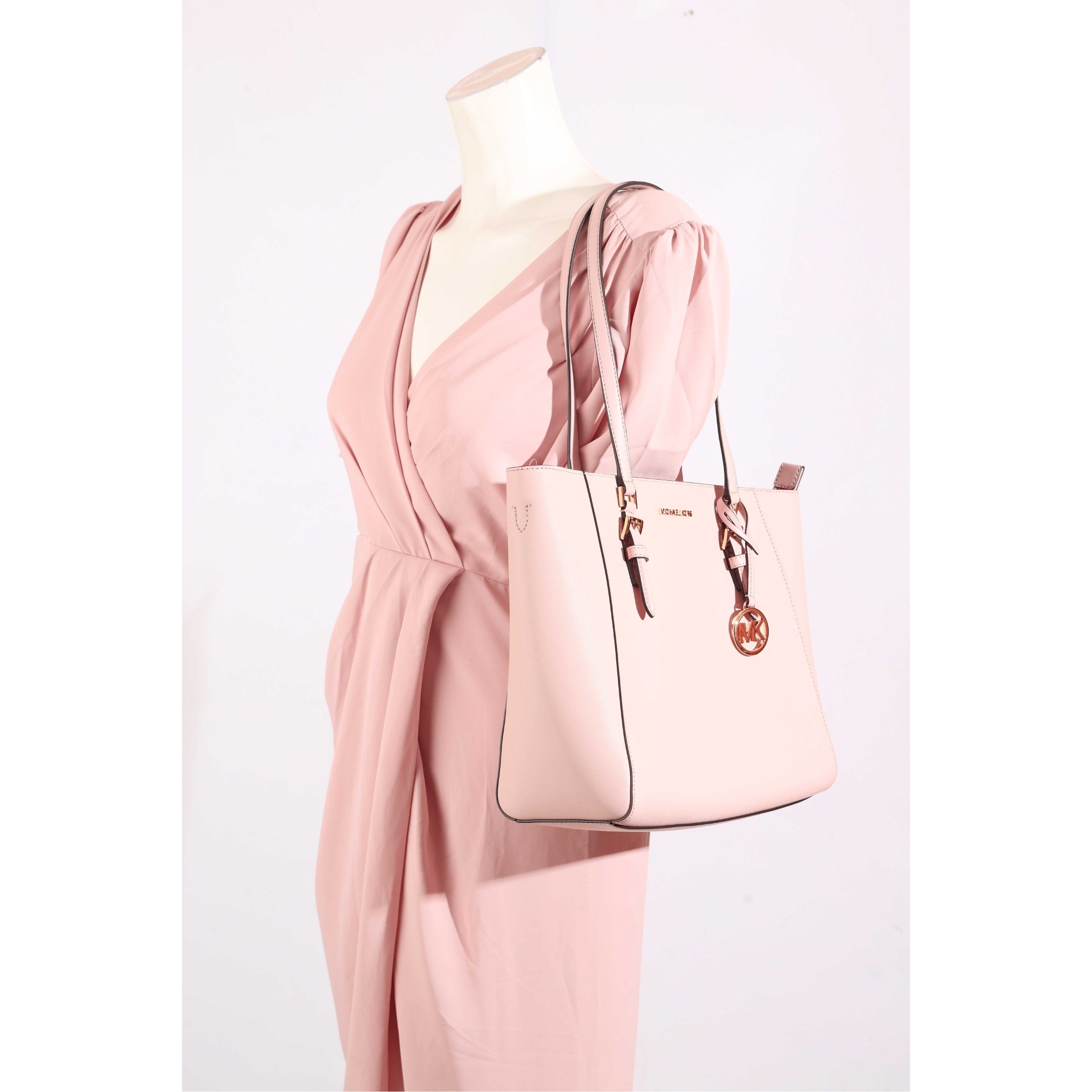 Michael Kors Charlotte Pink Large 3-in-1 Tote