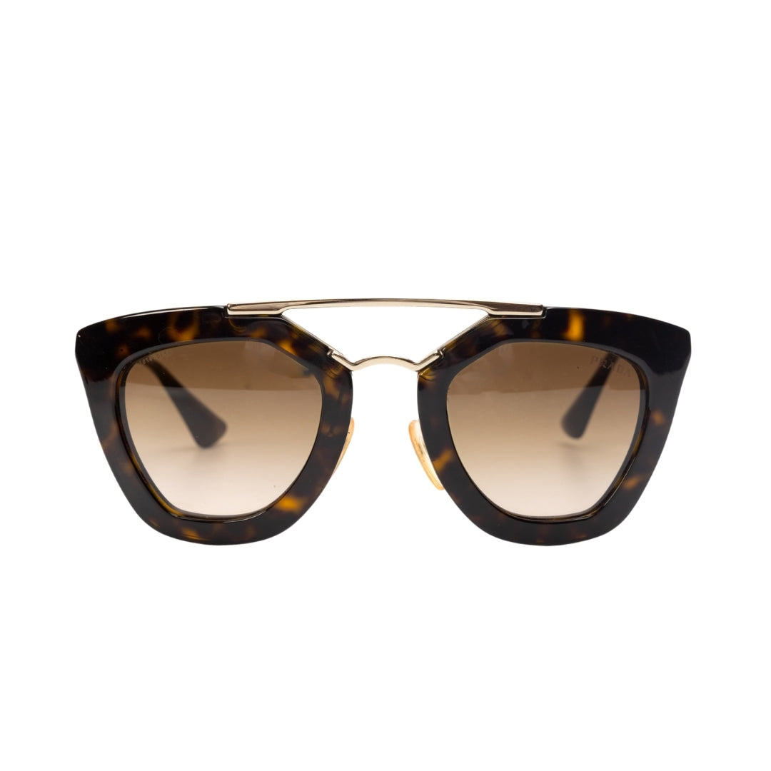 Prada Black Round Sunglasses