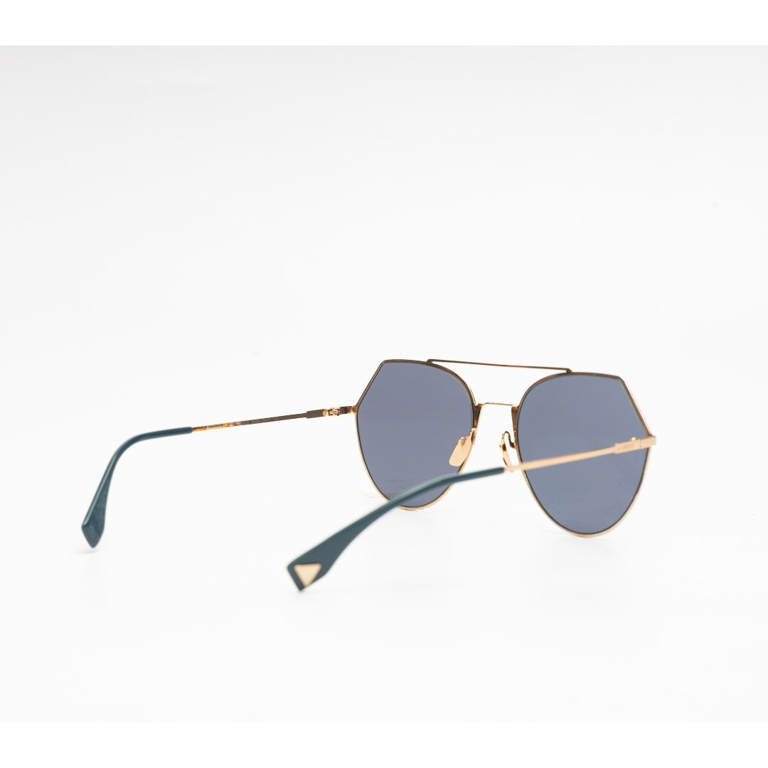 Fendi Metal Geometric Sunglasses