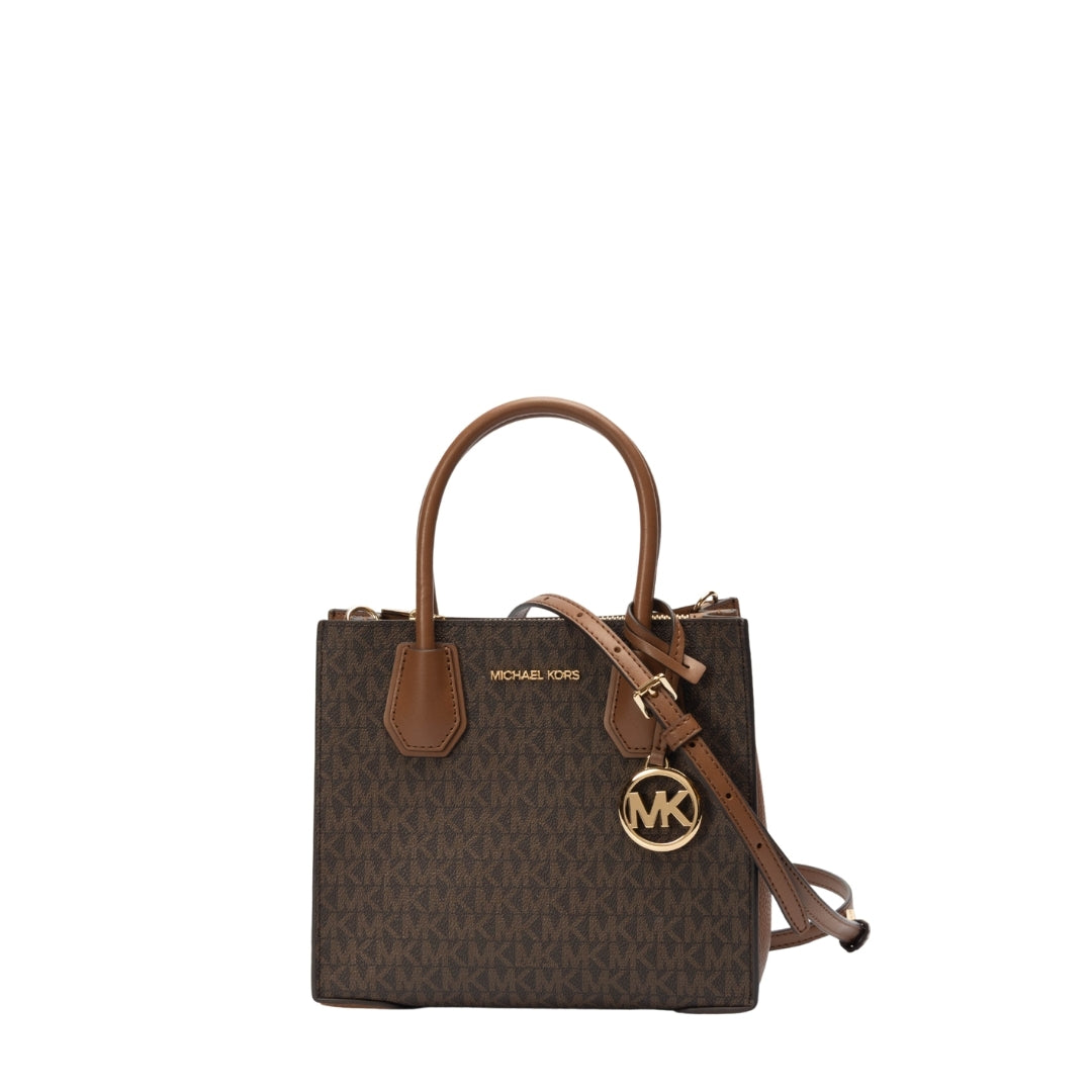 Michael Kors Mercer Medium Leather Accordion Crossbody Bag