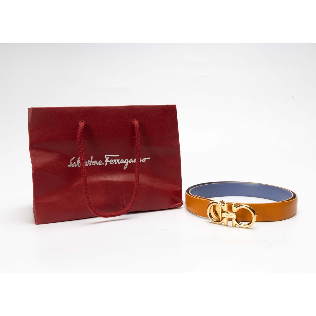 Salvatore Ferragamo Reversible Gancini Belt