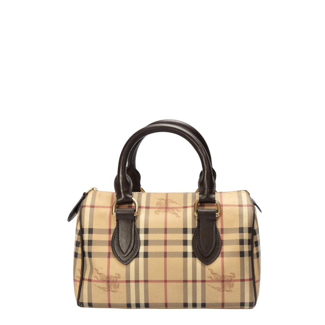 Burberry Haymarket Check Chester Boston Bag