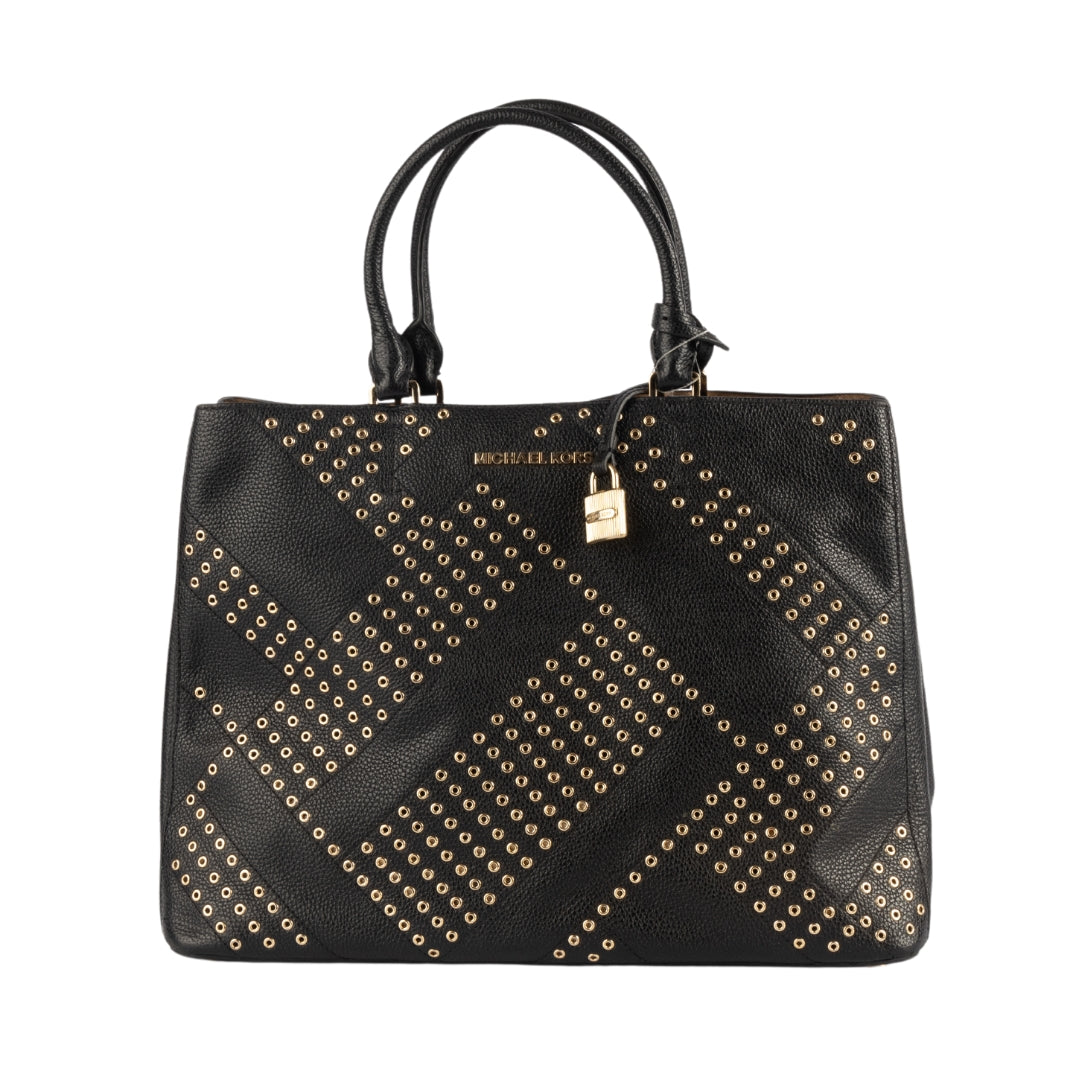 Michael Kors Adele Small Stud Leather Tote