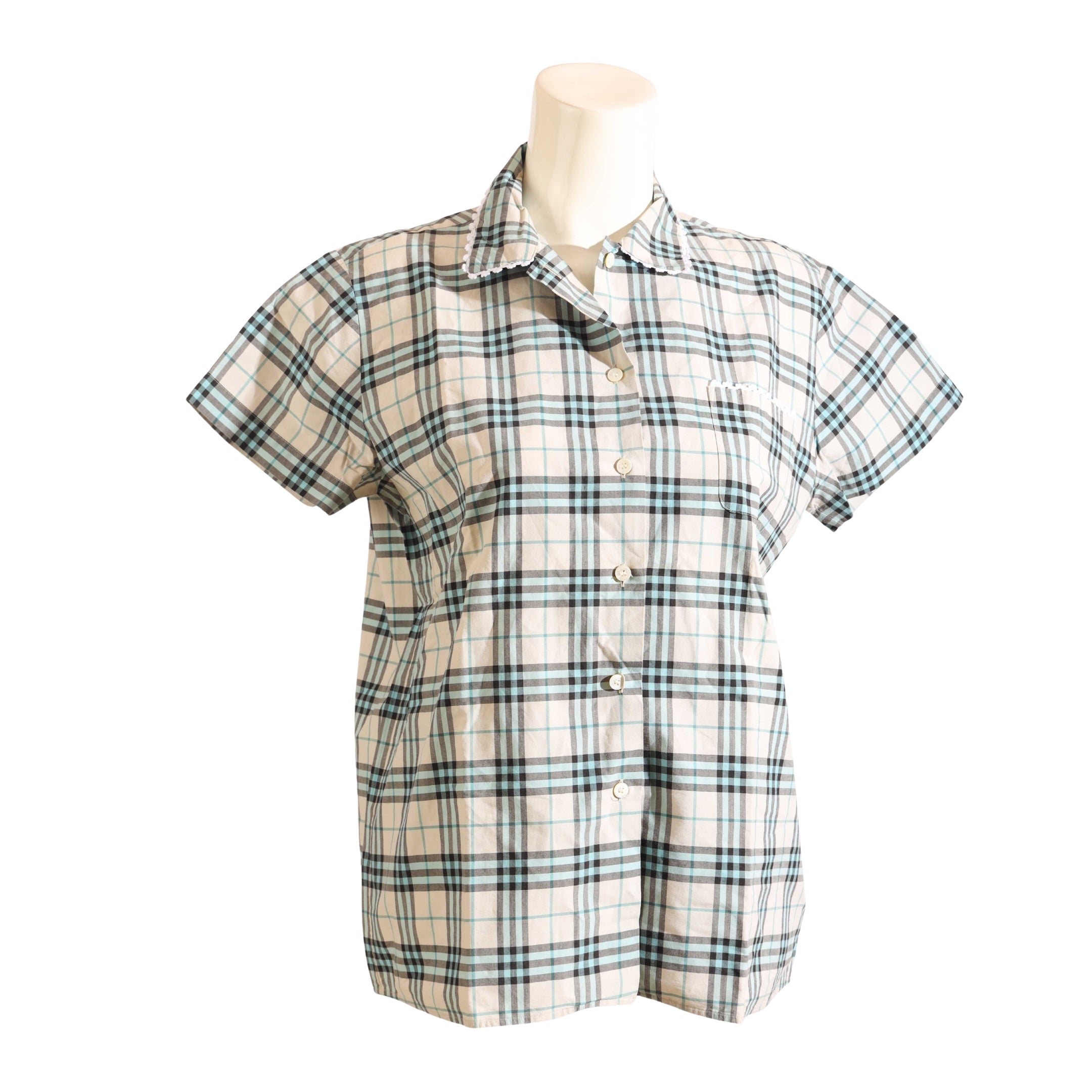 Burberry Regular Fit Check Cotton Shirt