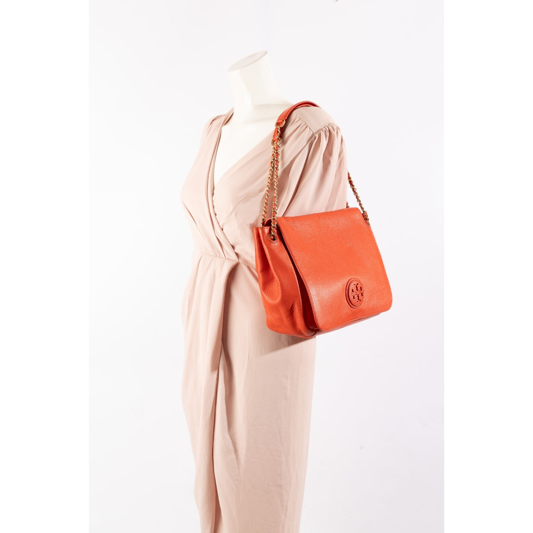 Tory Burch Red Marion Flap Shoulder Bag