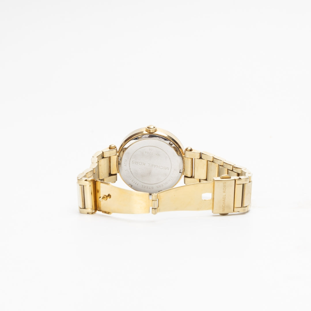 Michael Kors Parker Women Gold Analogue Watch