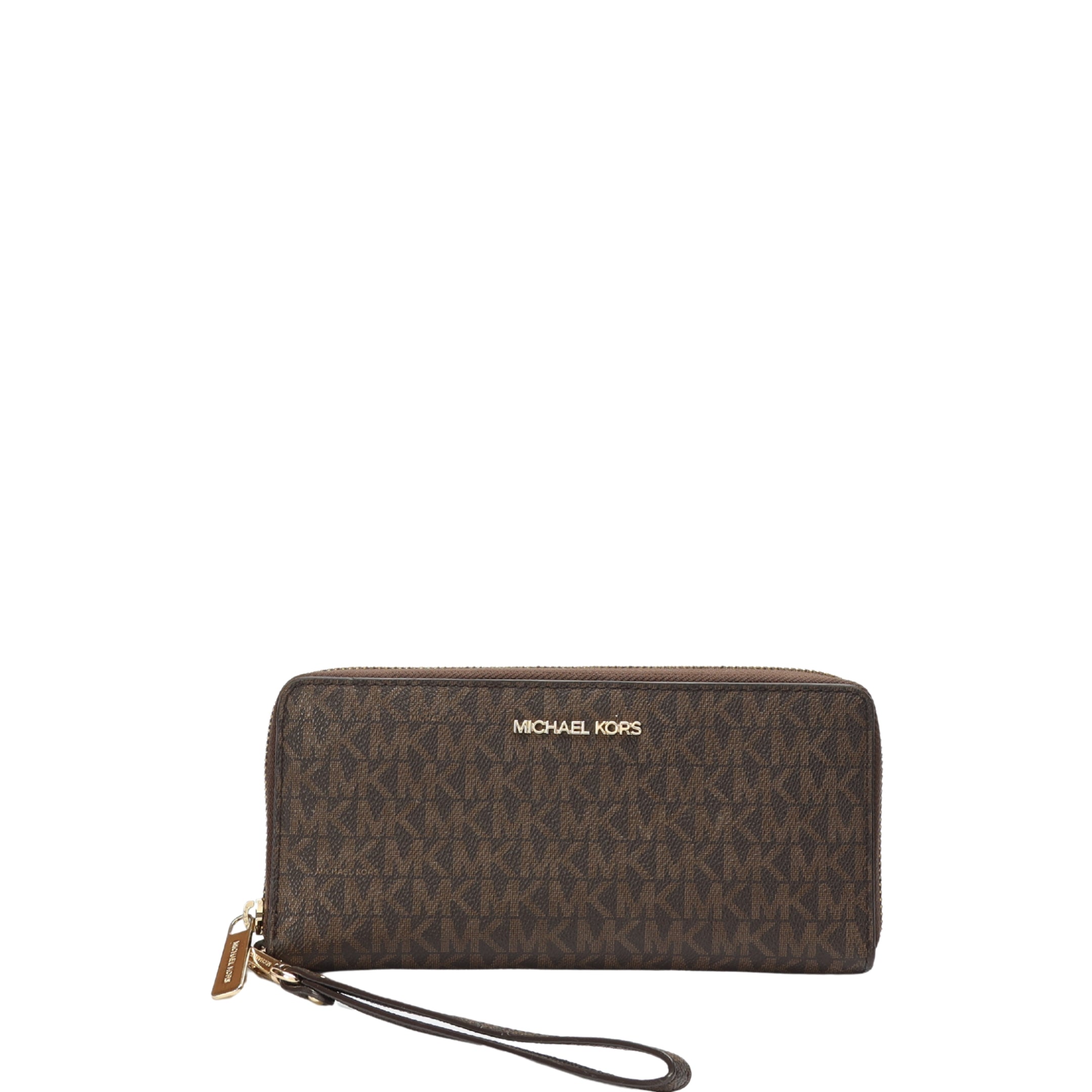 Michael Kors Jet Set Brown Logo Wallet