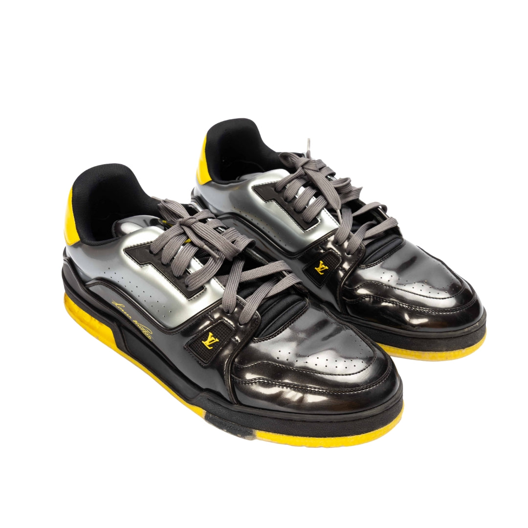 Louis Vuitton Black & Yellow Mens Trainer