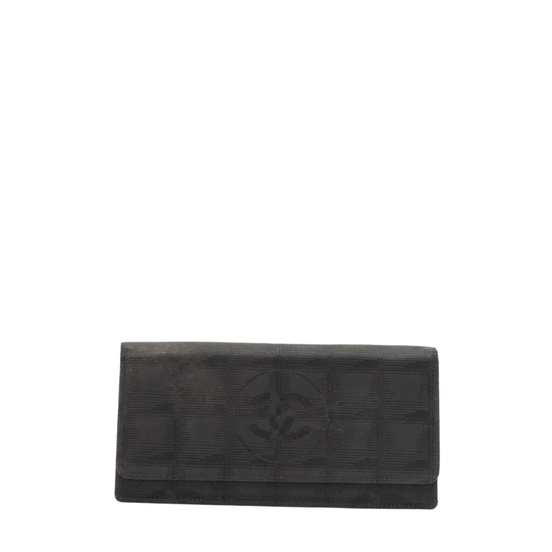 Chanel Nylon Black Travel Clutch