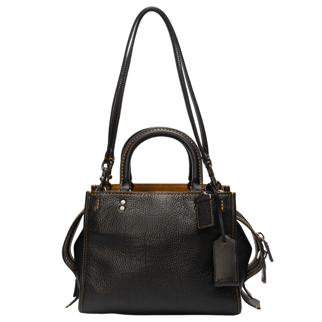 Coach Rogue 25 Pebbled Leather Satchel Bag