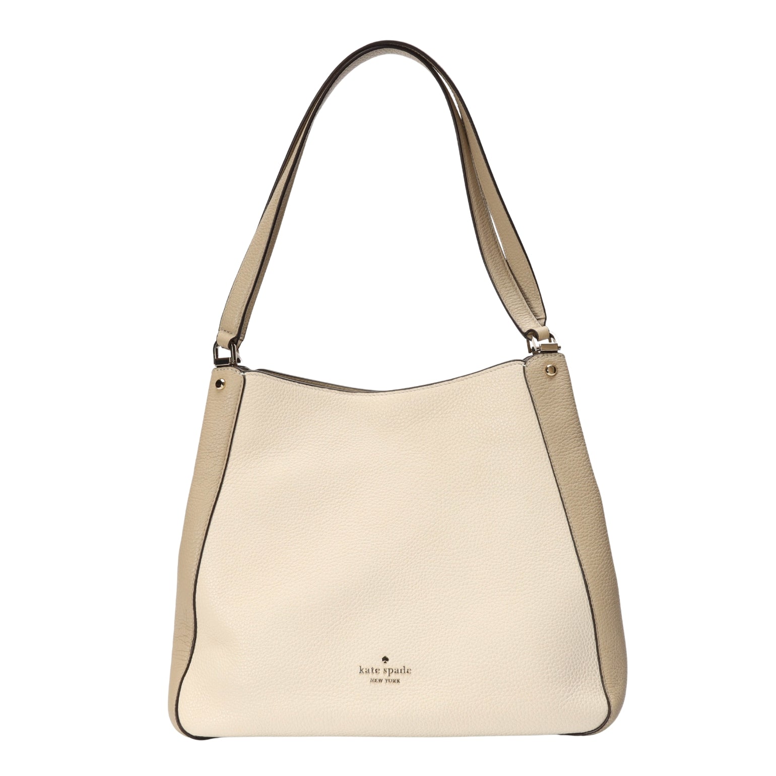Kate Spade Leila Beige White Shoulder Bag