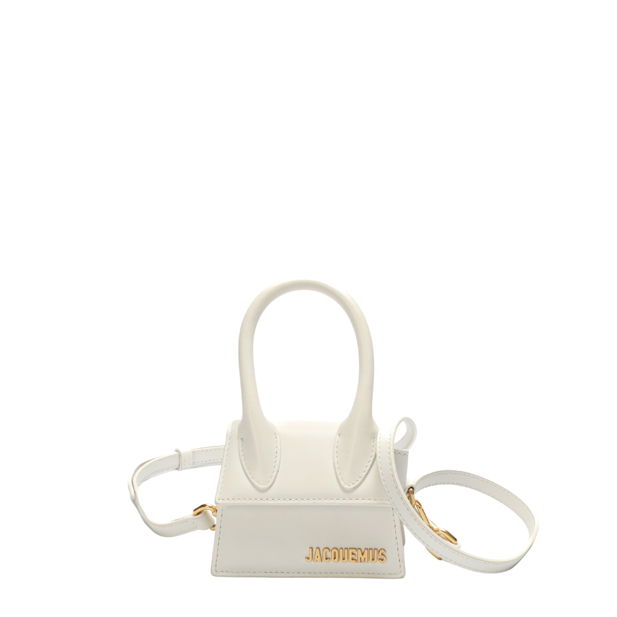 Jacquemus The Chiquito White Mini Crossbody Satchel Bag