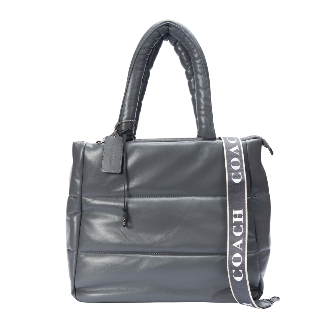 Coach Gray Pillow Tote Bag