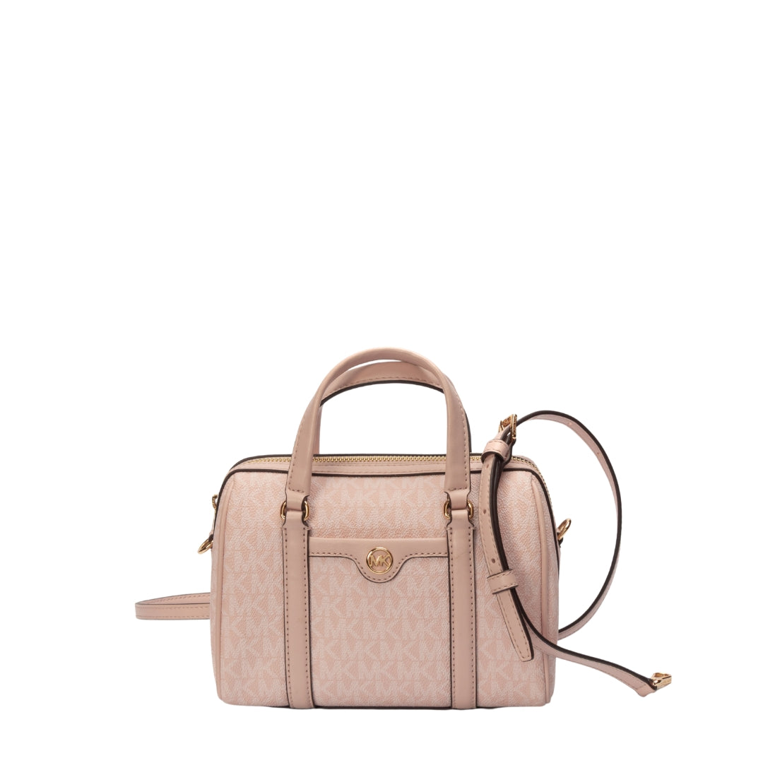 Michael Kors Pink Duffel Convertible Crossbody Bag