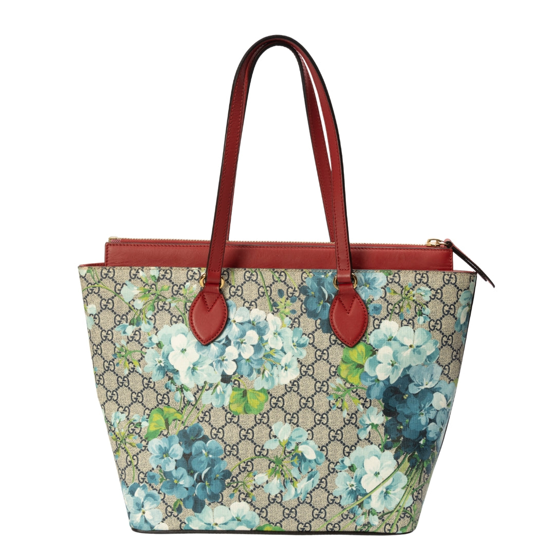 Gucci Bloom Print Supreme Canvas Shopper Tote