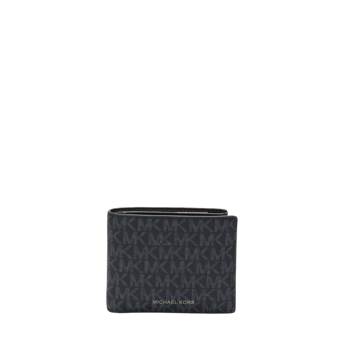 Michael Kors Harrison Logo Billfold Wallet With Passcase