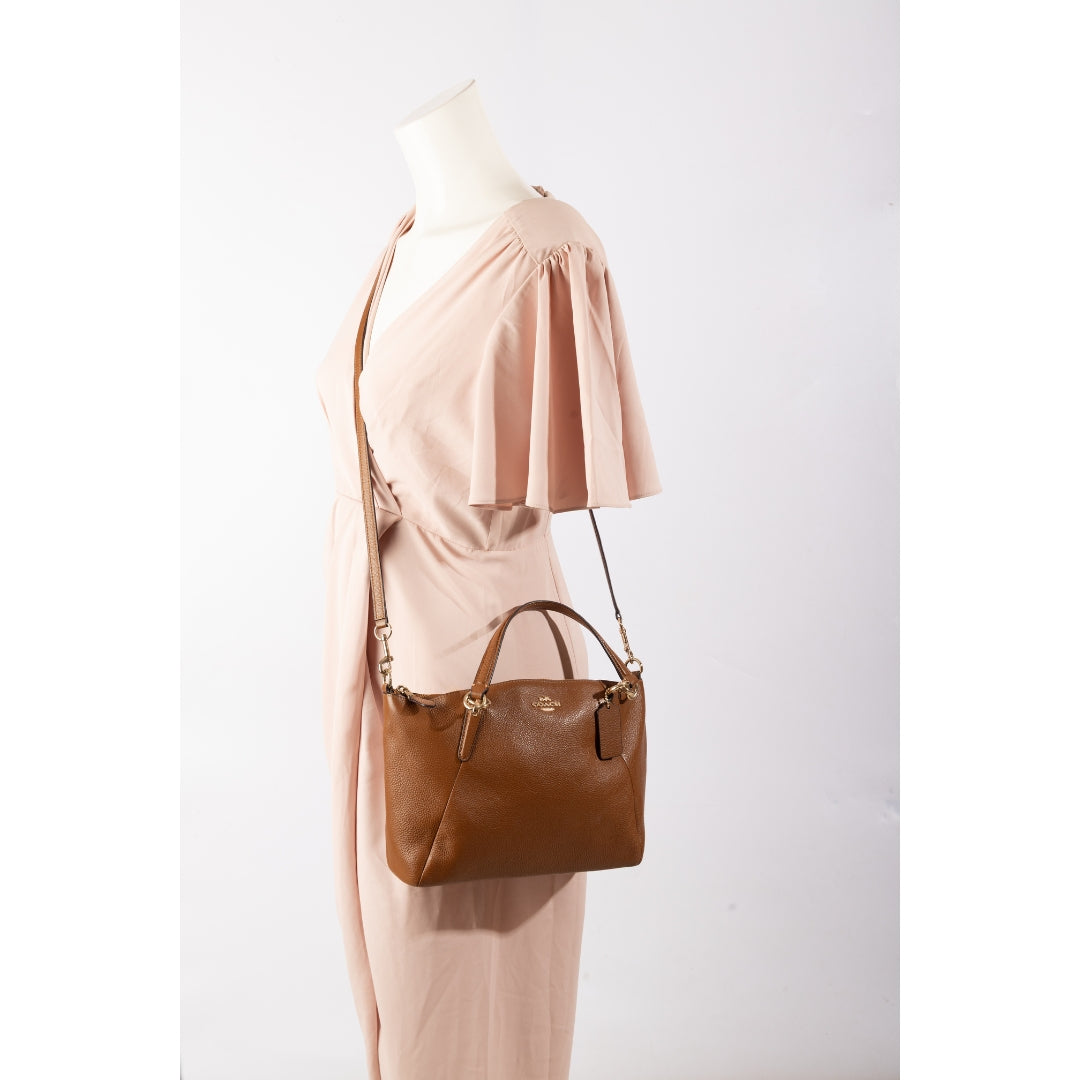 Coach Tan Kelsey Convertible Satchel
