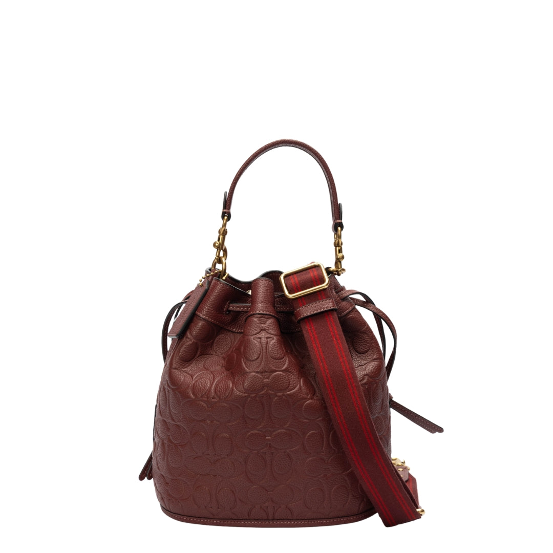 Coach Field Bucket Bag in Signature Leather