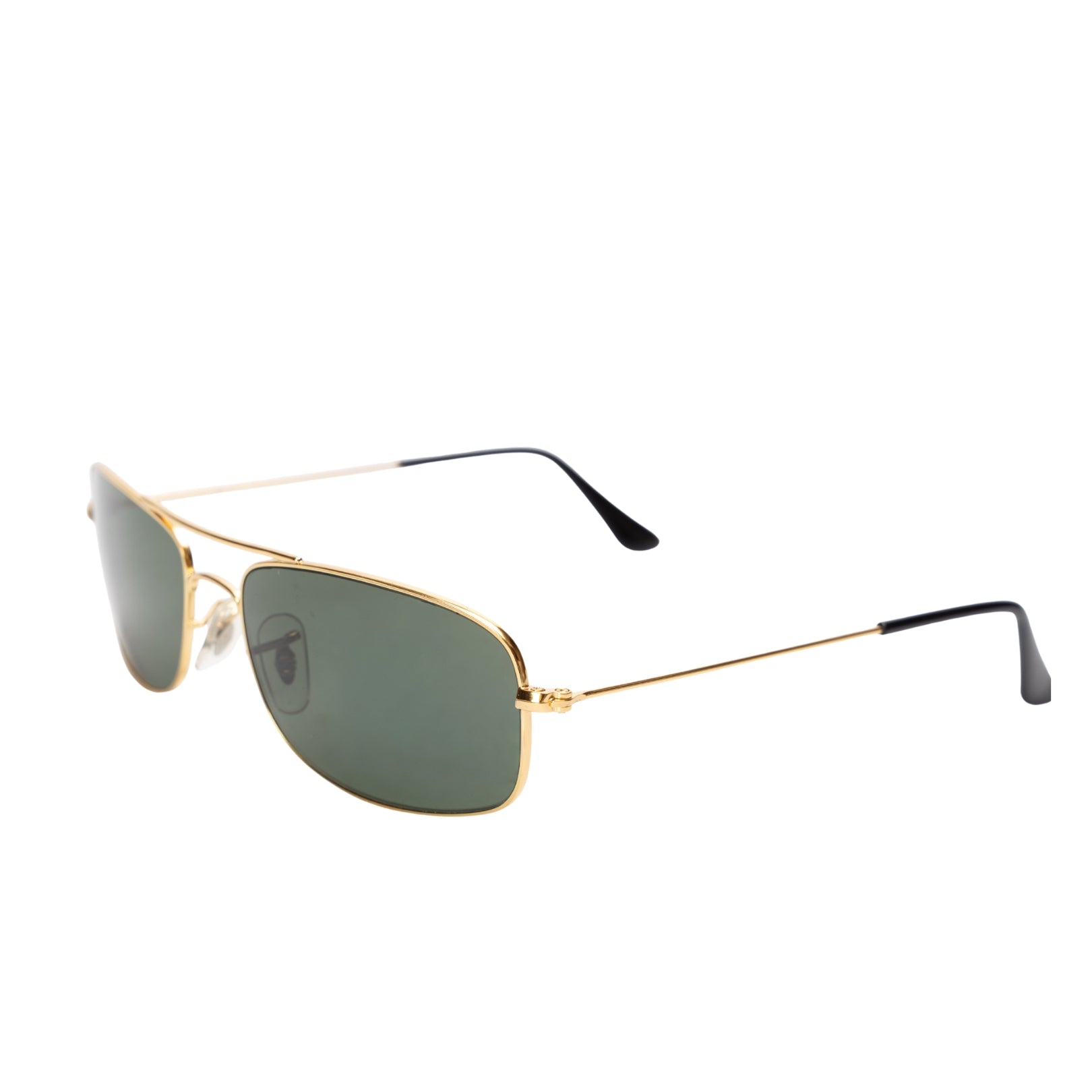 Ray Ban Green Rectangular Frame Sunglasses