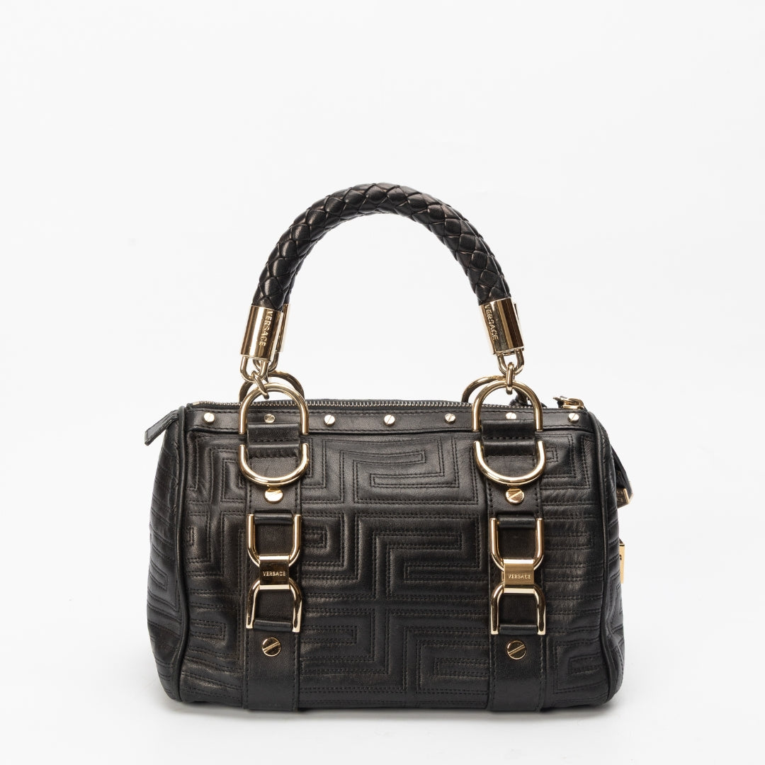 Gianni Versace Couture Quilted Satchel