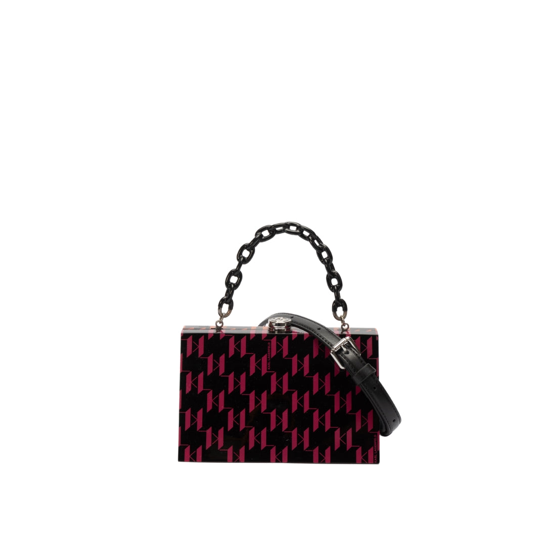 Karl Lagerfeld Evening Monogram Crossbody Bag