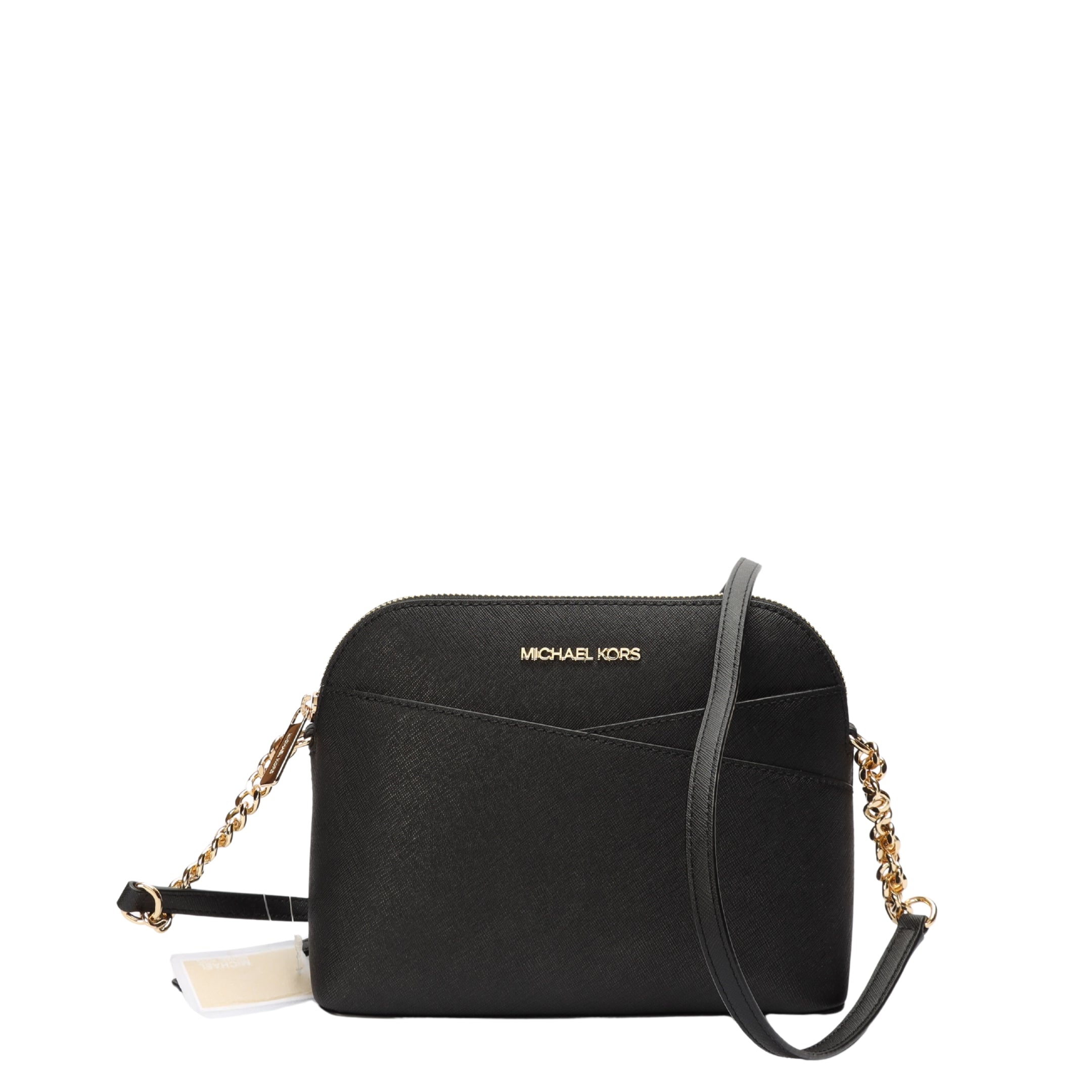 Michael Kors Jet Set Black Dome Crossbody Bag