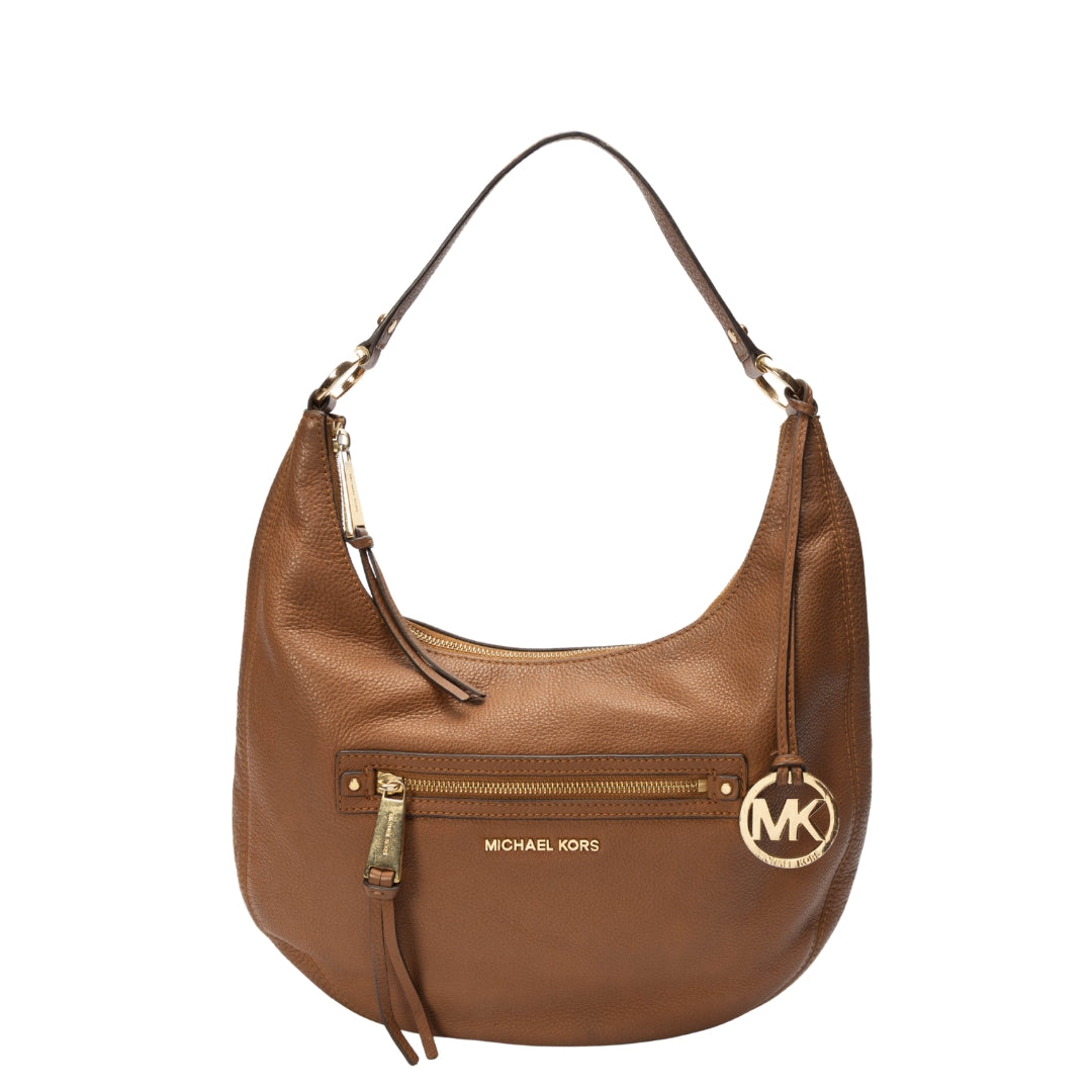 Michael Kors Rhea Brown Hobo Bag