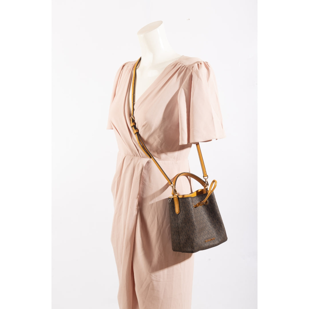 Michael Kors Suri Small Logo Convertible Bucket Bag