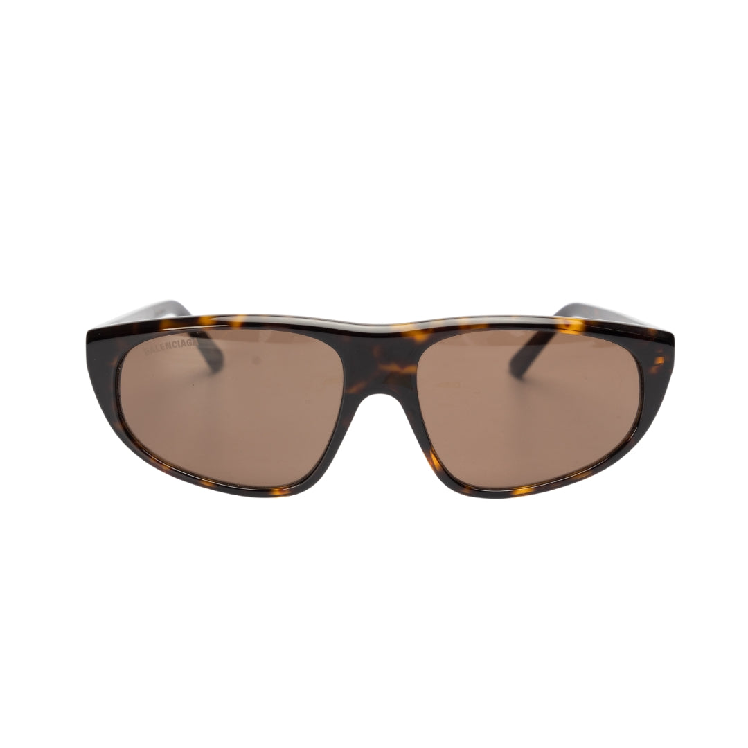 Balenciaga Classic Tortoise Frame Pilot Sunglasses