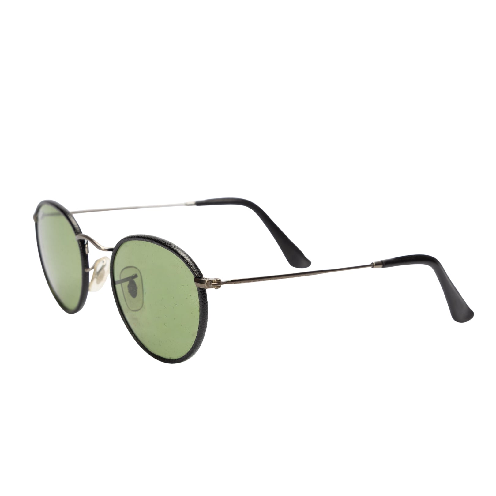 Ray Ban Green Round Metal Sunglasses