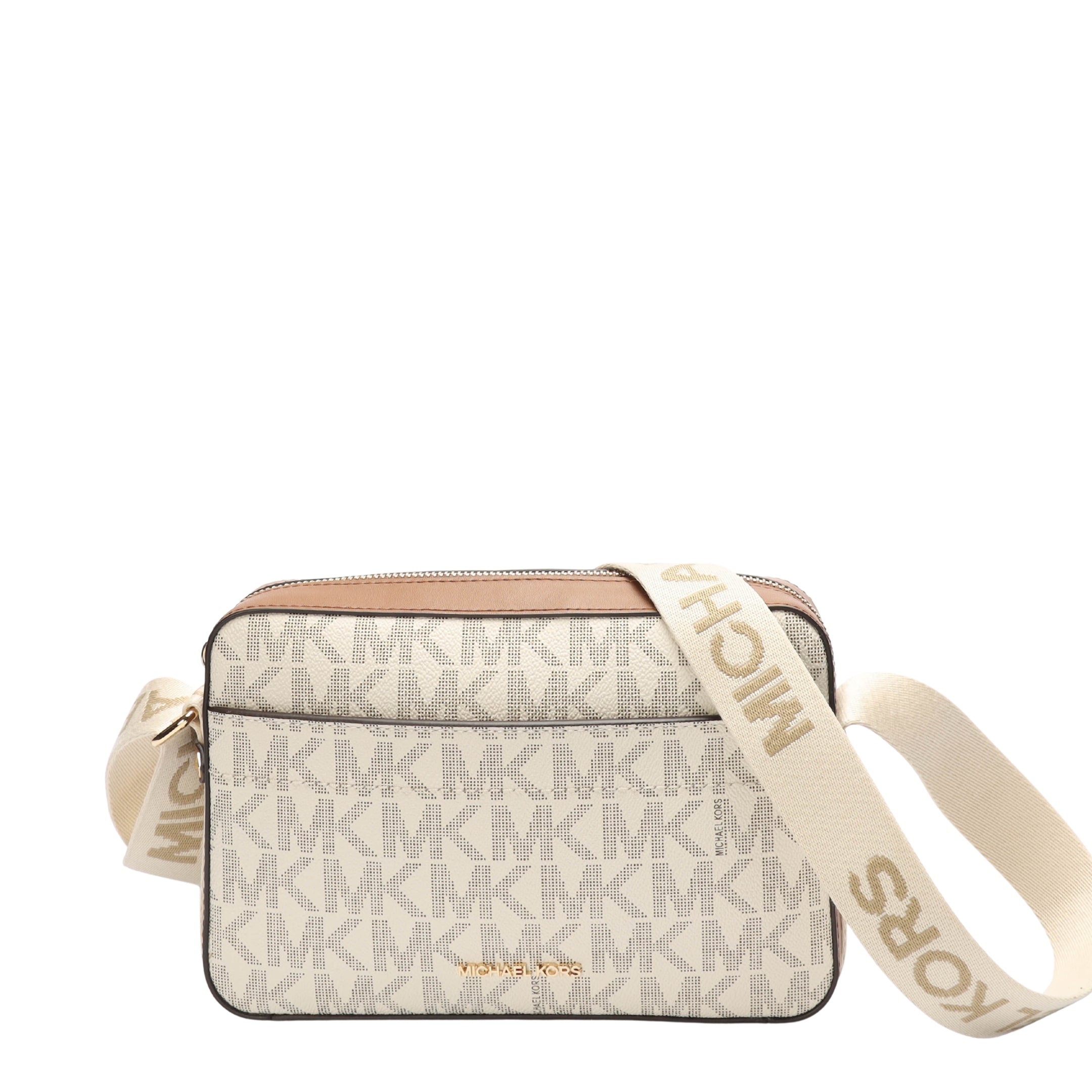 Michael Kors Vanilla Acorn Maeve Crossbody Bag