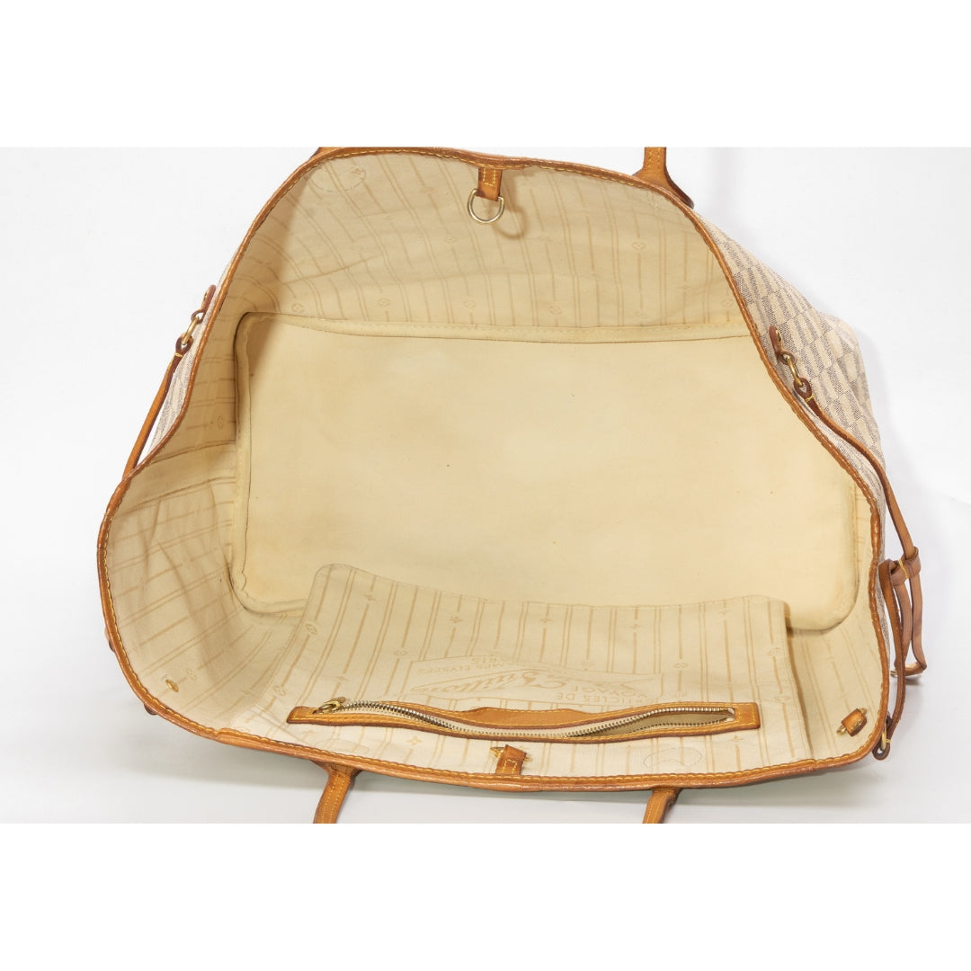 Louis Vuitton Damier Azur Canvas Neverfull GM Bag